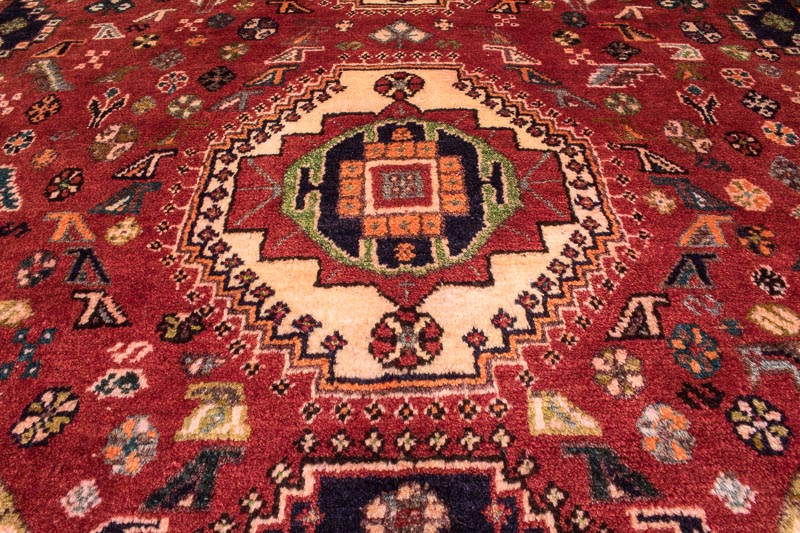 4892 Hasan Abad Qashqai Persian Carpet 120x211cm (3.11 x 6.11ft)